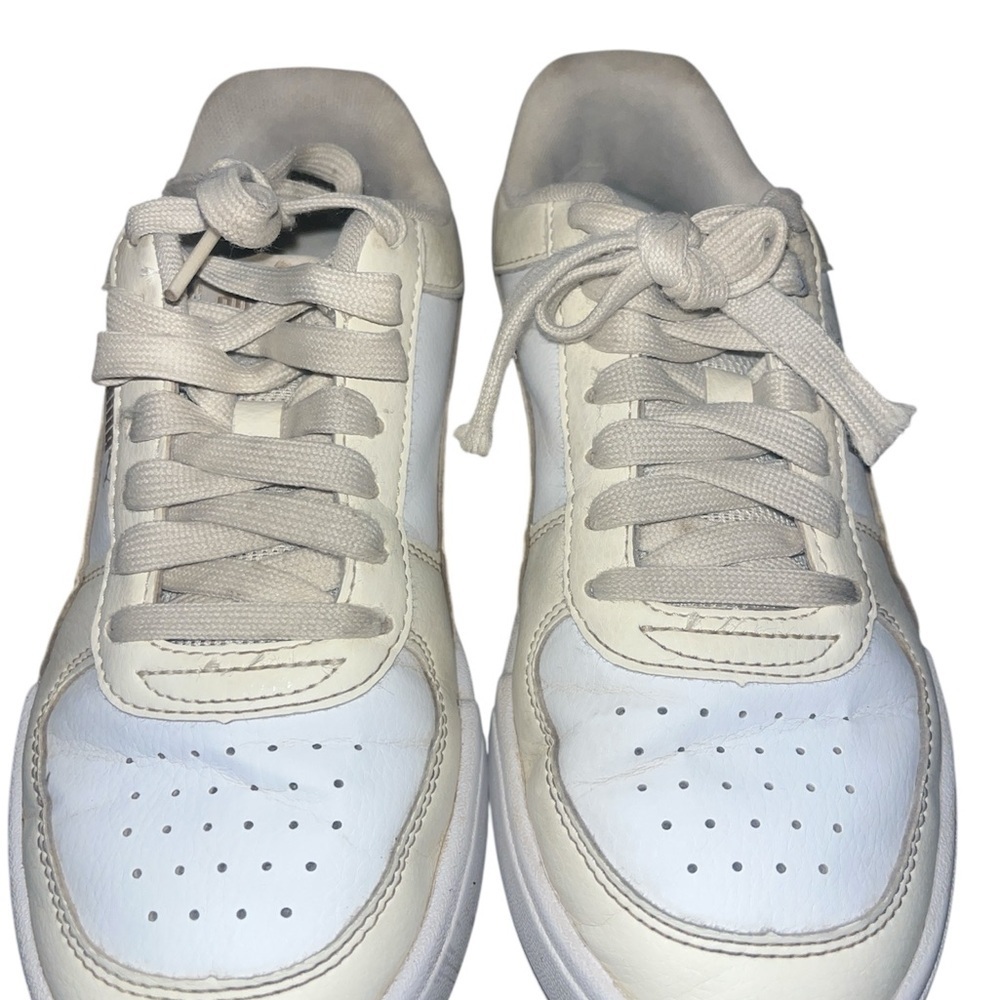Puma Off-White Leather Sneakers